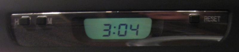 2005 Subaru Forester Clock